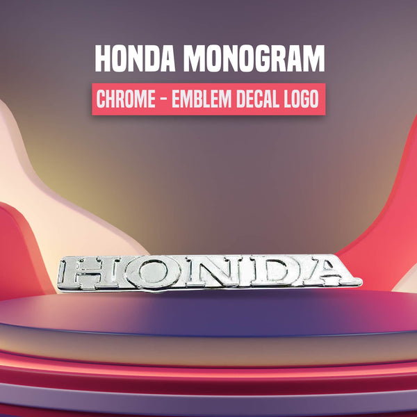 Buy Honda Monogram Chrome | Emblem | Decal | Monogram | Logo