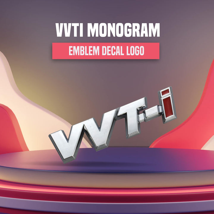 VVTI Monogram Logo Emblem for Toyota