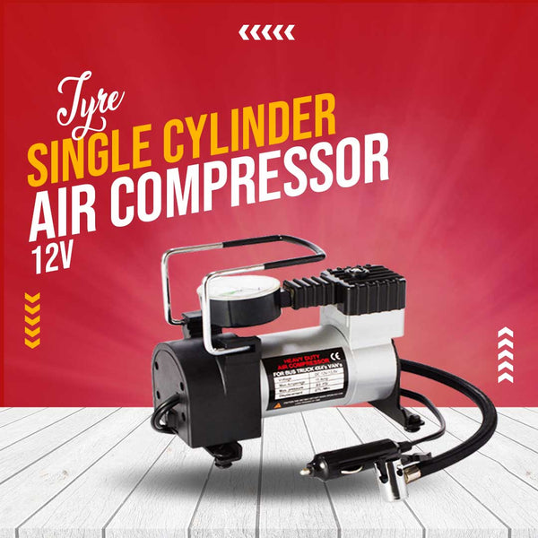 Single Cylinder Tyre Air Compressor Inflators 12v