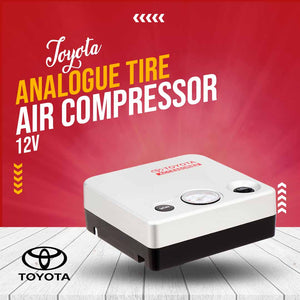 Toyota Recommended Analogue Tyre Air Compressor 12v - Tire Air Compressor Inflators