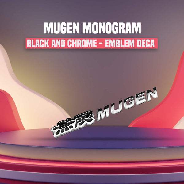 Mugen Monogram Black And Chrome