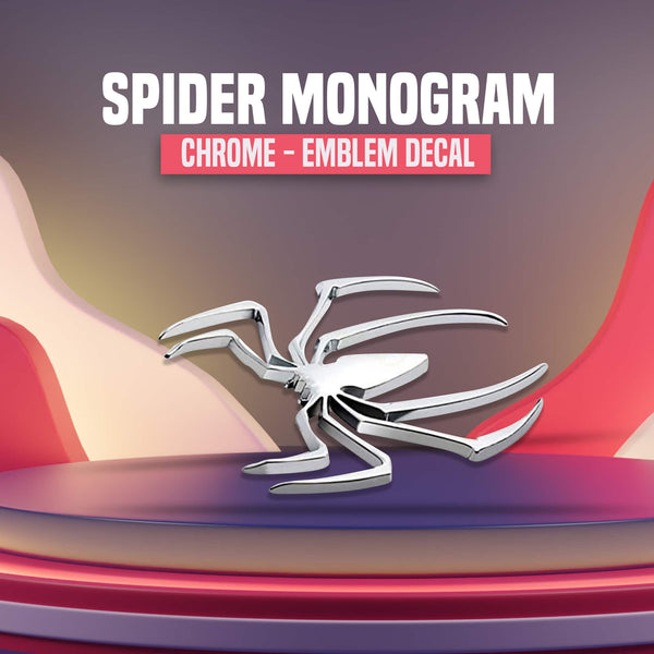 Spider Man Monogram Chrome