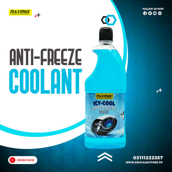 Maximus ICY Cool Anti Freeze Coolant Ice Blue 50% - 1L