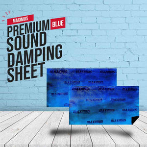 Maximus Blue Premium Sound Damping Sheet for Noise Reduction - Vibration Reduction | Shock Proofing