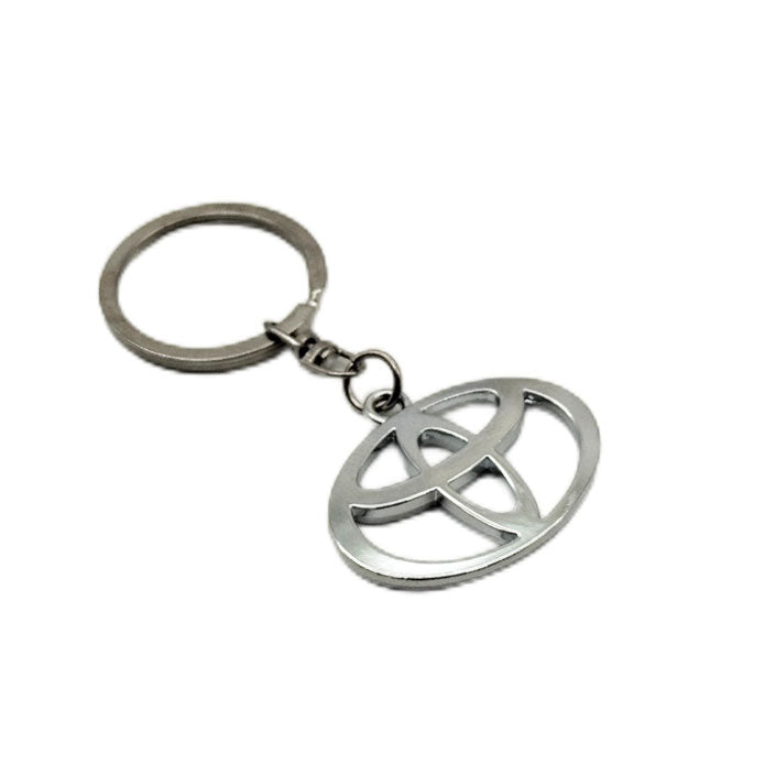 Toyota Metal Keychain Keyring - Chrome