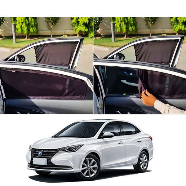 Changan Alsvin Retractable Curtains Custom Fit Sunshades - Model 2021-2024