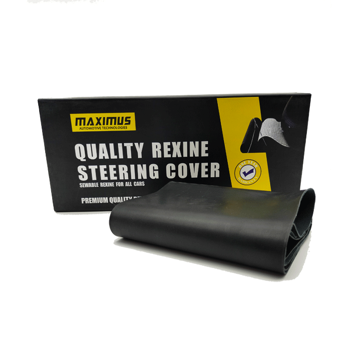 Maximus Japanese Rexine Car Steering Anti Non Slip Wheel Cover