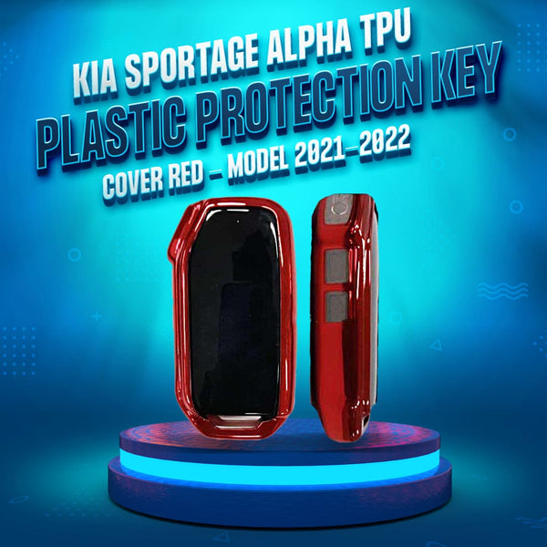 KIA  Alpha TPU Plastic Protection Key Cover Red - Model 2021-2022