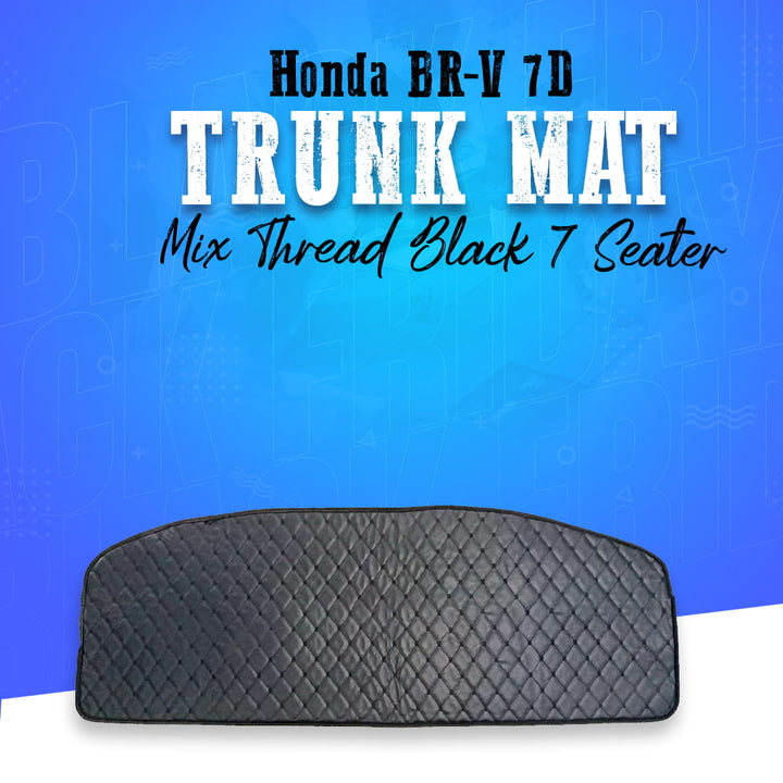 Honda BRV 7D Trunk Mat Mix Thread Black 7 Seater - Model 2017-2022