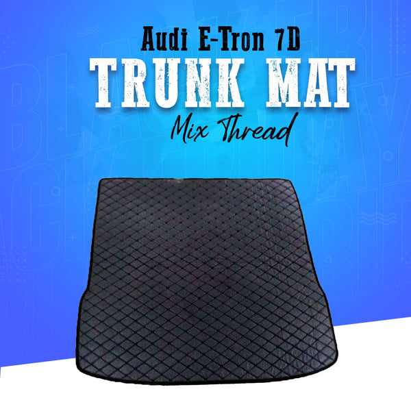 Audi E Tron 7D Trunk Mat Mix Thread - Model 2020-2025