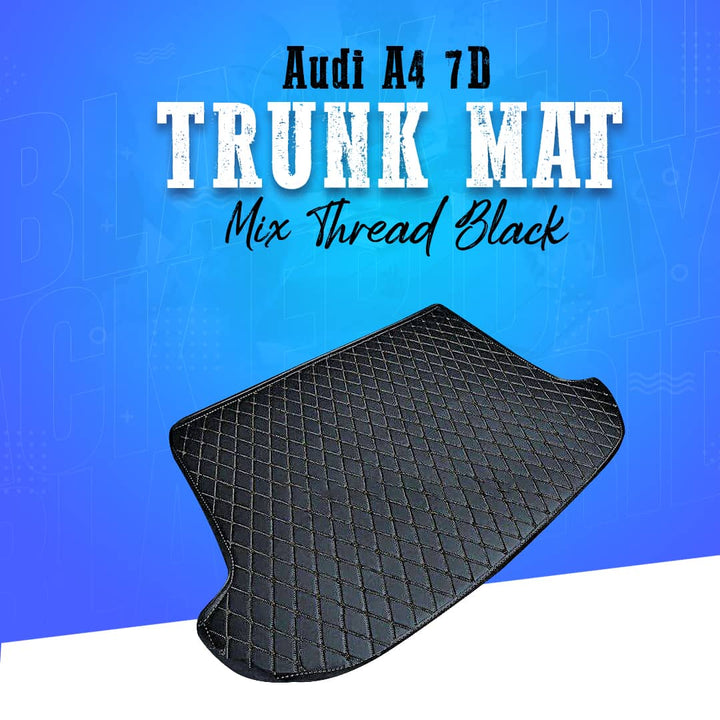 Audi A4 7D Trunk Mat Mix Thread Black - Model 2016-2018