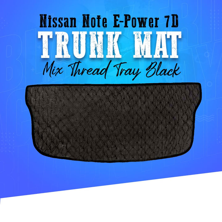 Suzuki Alto 7D Trunk Mat Mix Thread Black - Model 2018-2021