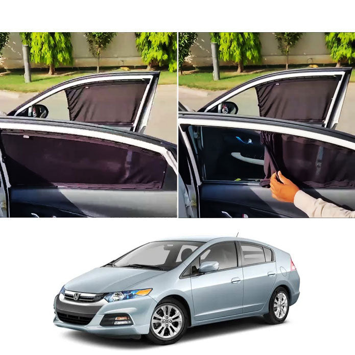 Honda Insight Retractable Curtains Custom Fit Sunshades - Model 2009-2014