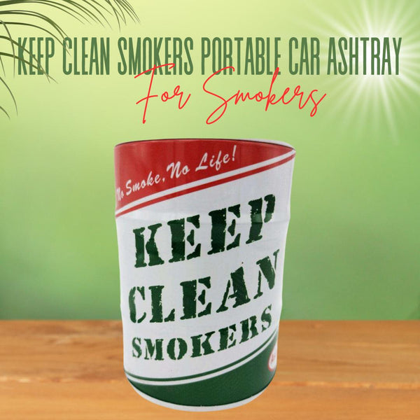 Keep Clean Smokers Portable Car Ashtray For Smokers