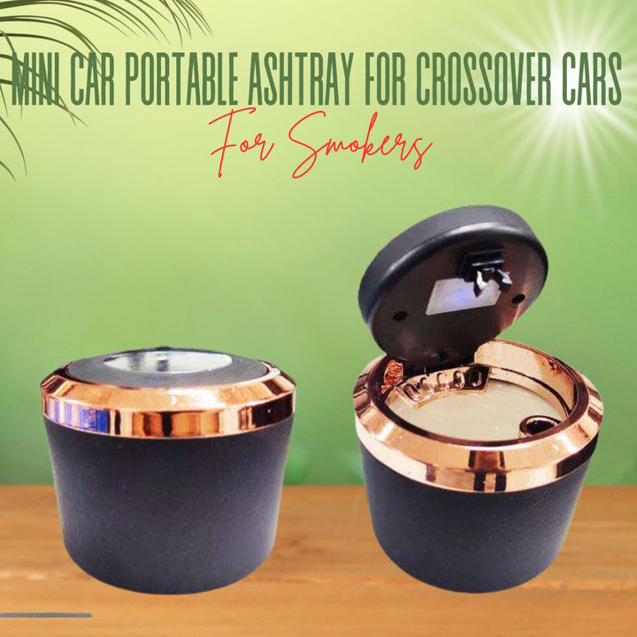 Mini Car Portable Ashtray For Crossover Cars - Multi Color