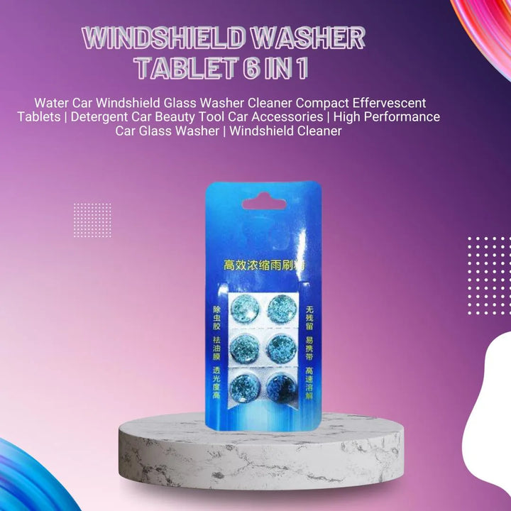 Windshield Washer tablet 6 In 1