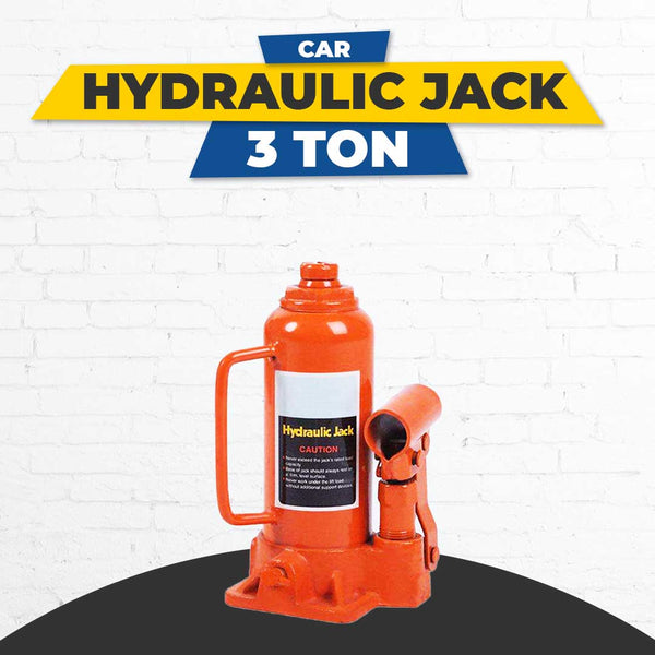 Car Hydraulic Jack With Manual Handle Heavy Duty- 3 Ton