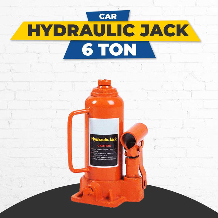 Car Hydraulic Jack With Manual Handle Heavy Duty 6 Ton