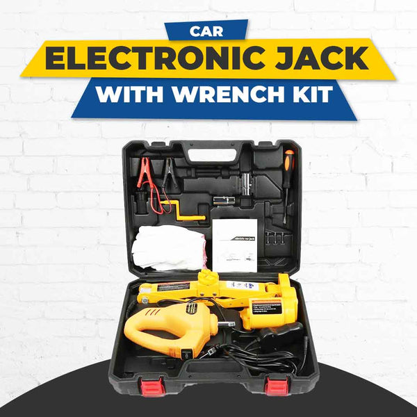 Car Electronic jack With Wrench Kit Drill (without Box)