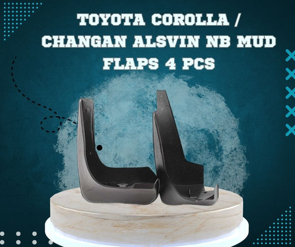Toyota Corolla / Changan Alsvin NB Mud Flaps 4 Pcs
