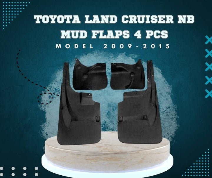 Toyota Land Cruiser NB Mud Flaps 4 Pcs - Model 2009-2015