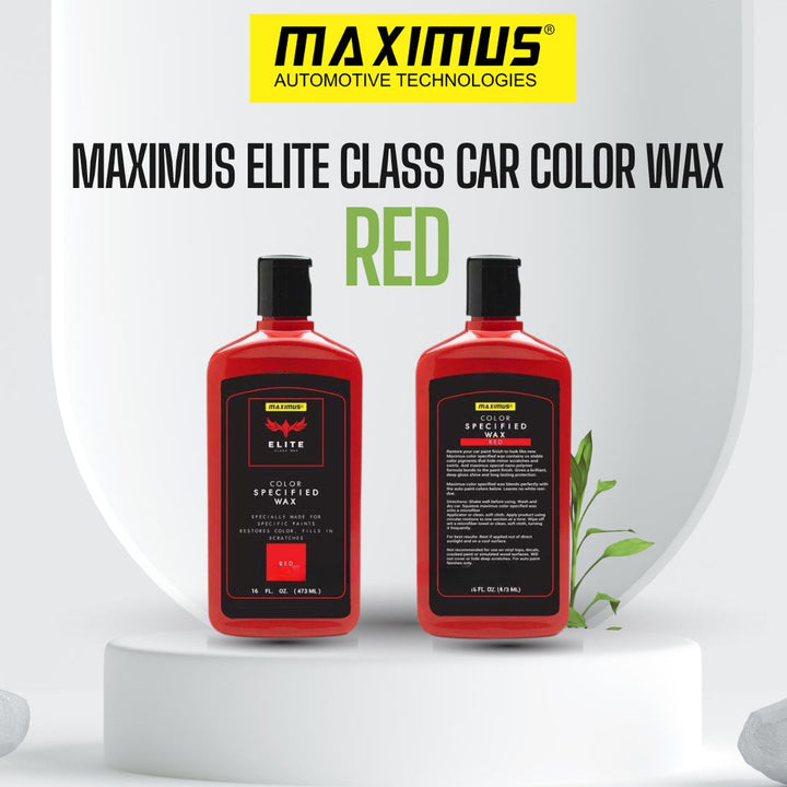 Maximus Elite Class Car Color Wax - Red