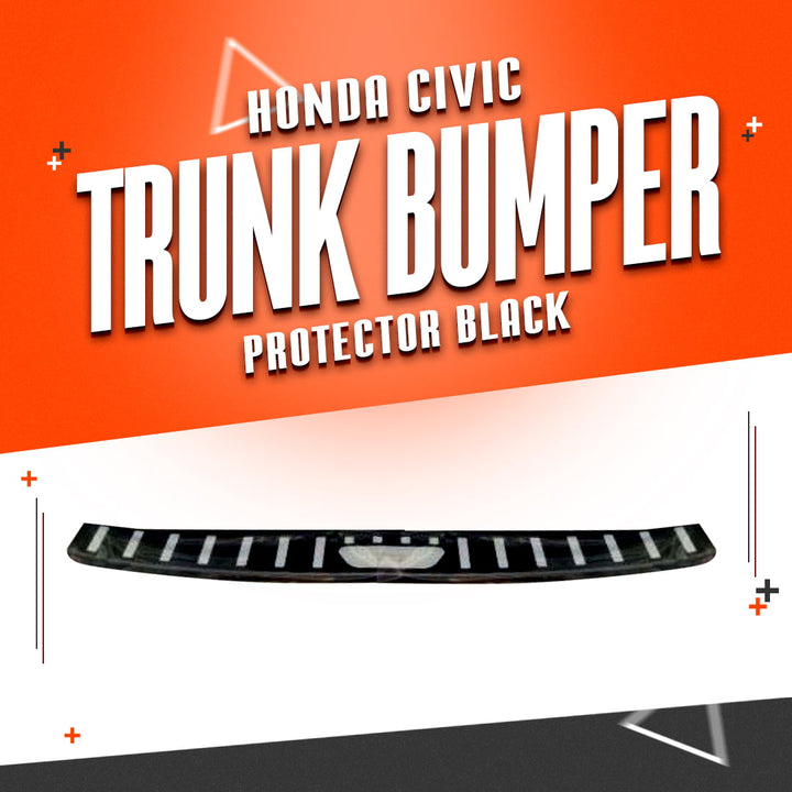 Honda Civic Trunk Bumper Protector Black