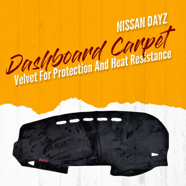 Nissan Dayz Dashboard Carpet Velvet Black - Model 2010-2012