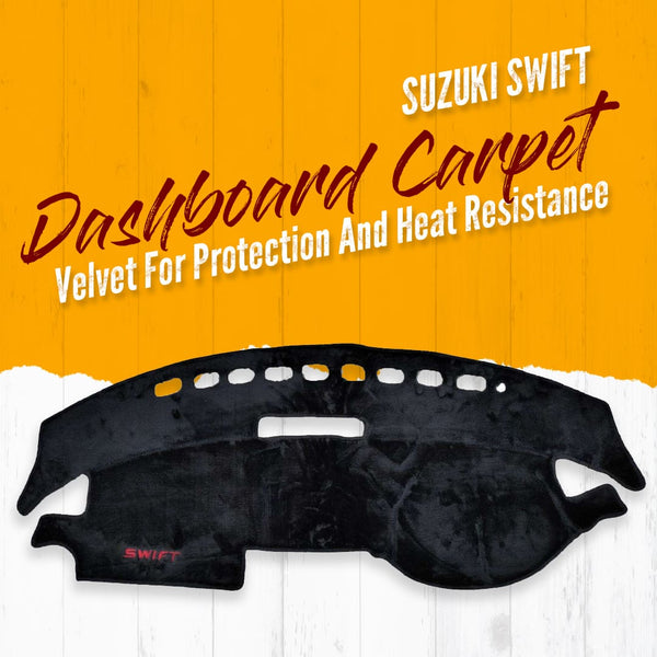 Suzuki Swift Dashboard Carpet Velvet Black - Model 2015-2020