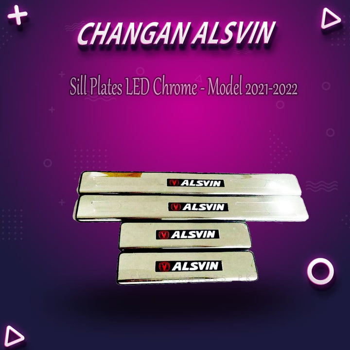 Changan Alsvin Sill Plates LED Chrome - Model 2021-2024