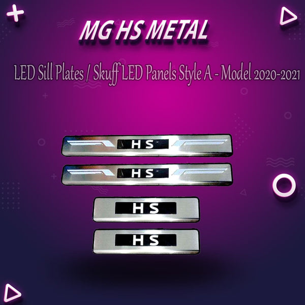 MG HS Metal LED Sill Plates / Skuff LED panels Style A - Model 2020-2021