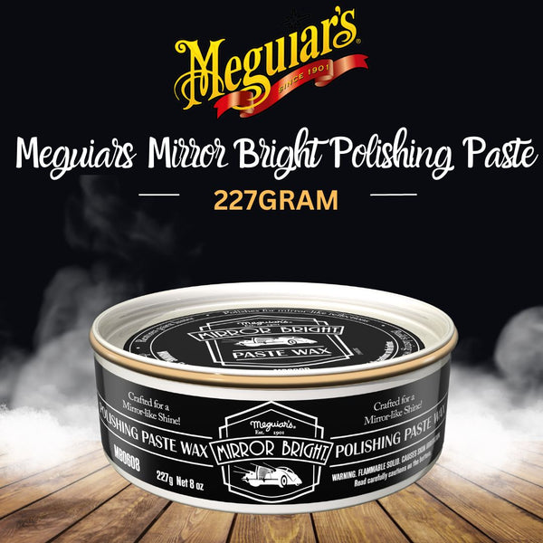 Meguiars MB0608 Mirror Bright Polishing Paste Wax - 227g