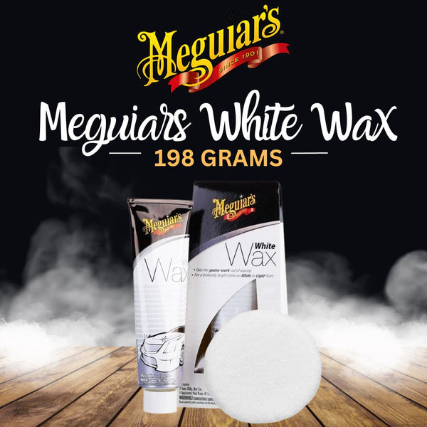 Meguiars White Wax Tube with Applicator Pad G6107 - 198 Grams