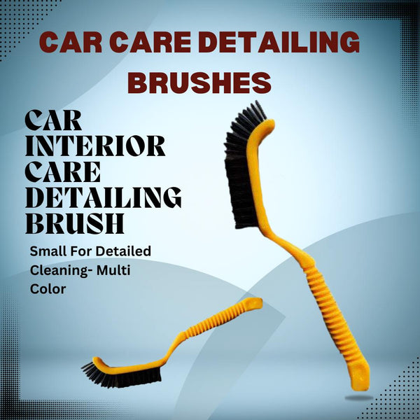 Car Interior Care Detailing Brush Small for Detailed Cleaning- Multi Color