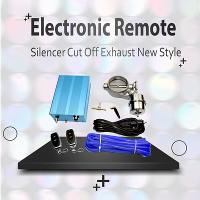 Electronic Remote Valve Exhaust Cut-Off Silencer 51mm