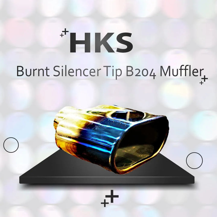 HKS Burnt Silencer Tip B204 Muffler