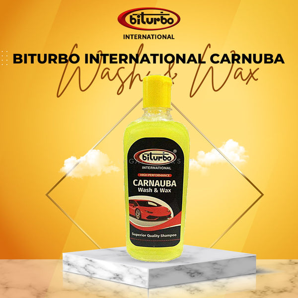 Biturbo International Carnuba Wash and Wax - 236ML