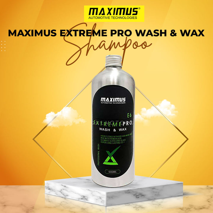 Maximus Extreme Pro Wash & Wax Shampoo E6 500ml