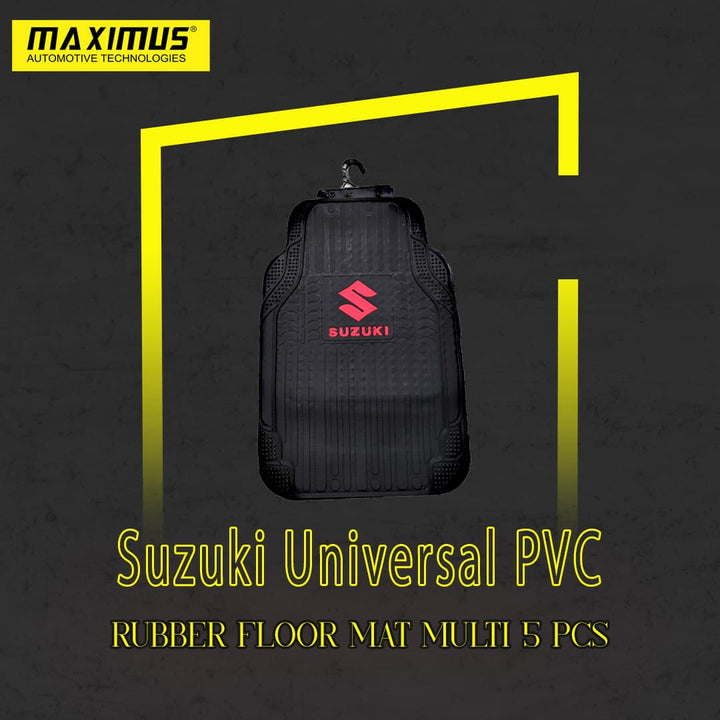 Suzuki Universal PVC Rubber Floor Mat Multi 5 Pcs