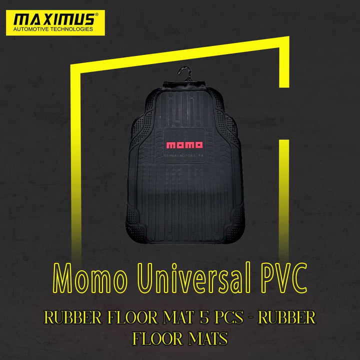 Momo Universal PVC Rubber Floor Mat 5 Pcs