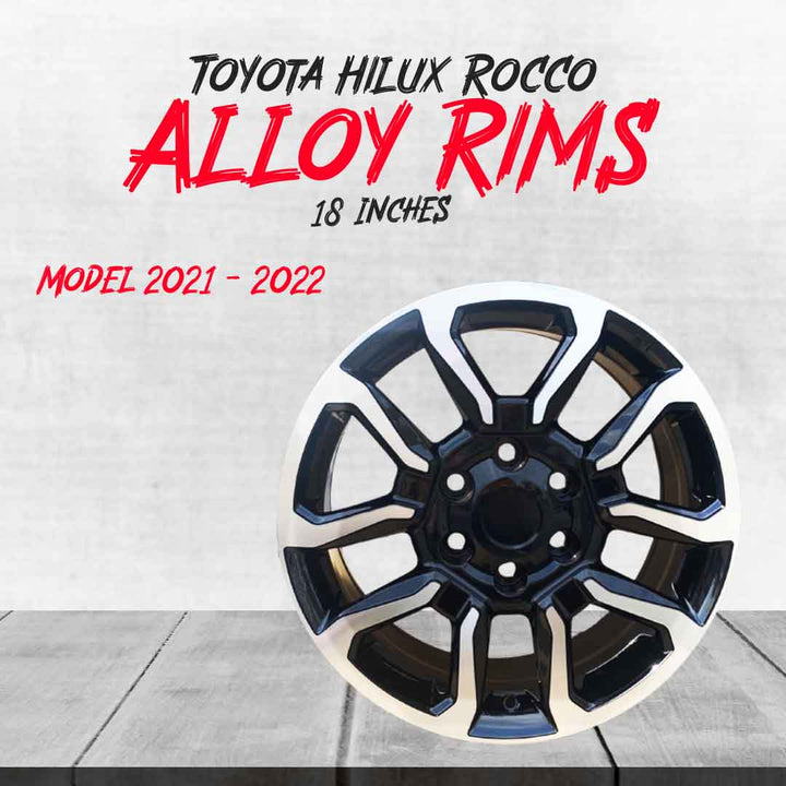 Toyota Hilux Rocco OEM Style Alloy Rims 18 Inches - Model 2021-2022