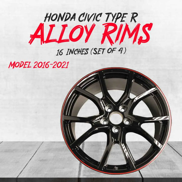 Honda Civic Type R Alloy Rim 16 Inches (Set of 4) - Model 2016-2021