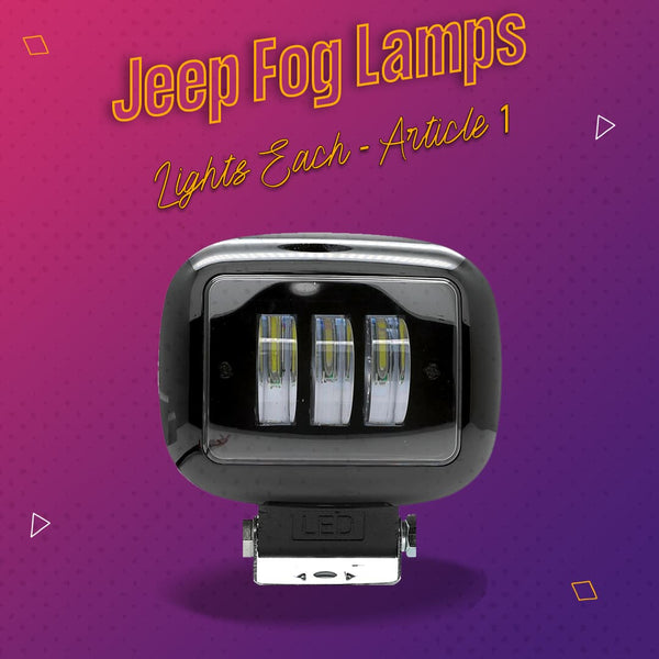 Jeep Fog Lamps Lights Article 1 - Each