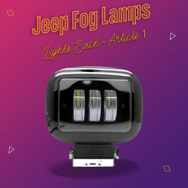 Jeep Fog Lamps Lights Article 1 - Each