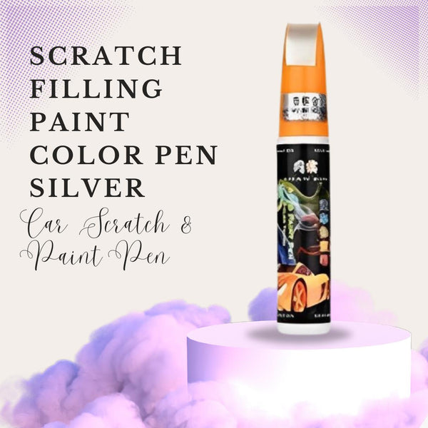 Scratch Filling Paint Color Pen Silver