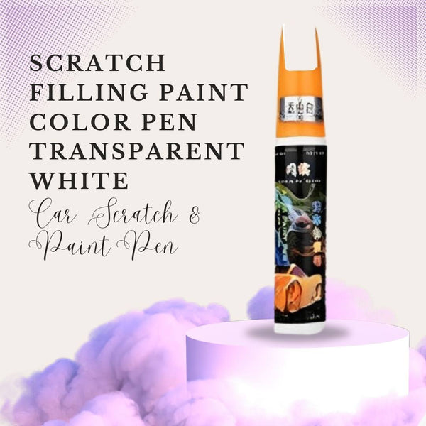 Scratch Filling Paint Color Pen Transparent White