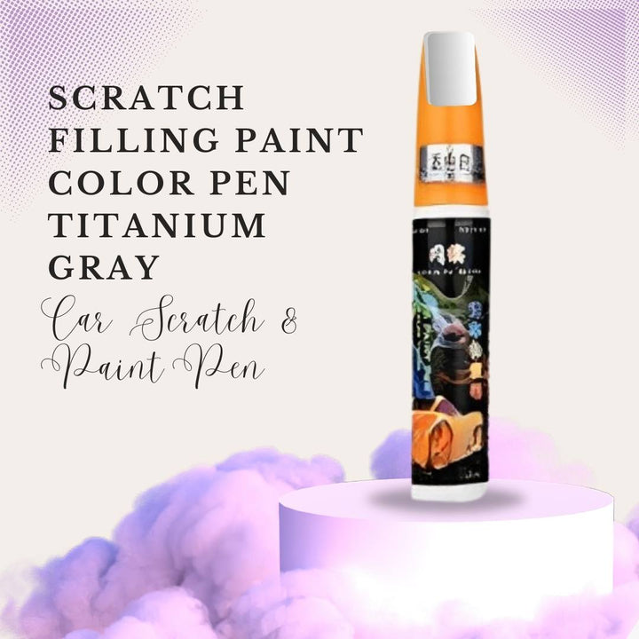 Scratch Filling Paint Color Pen Titanium Gray