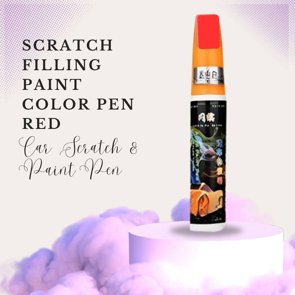 Scratch Filling Paint Color Pen Red