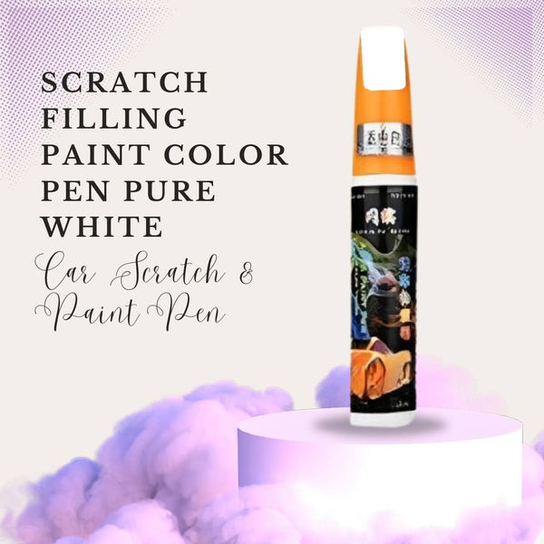 Scratch Filling Paint Color Pen Pure White