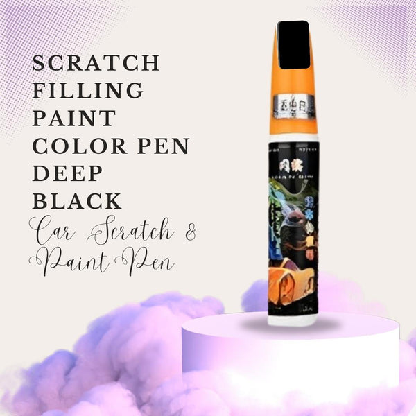 Scratch Filling Paint Color Pen Deep Black